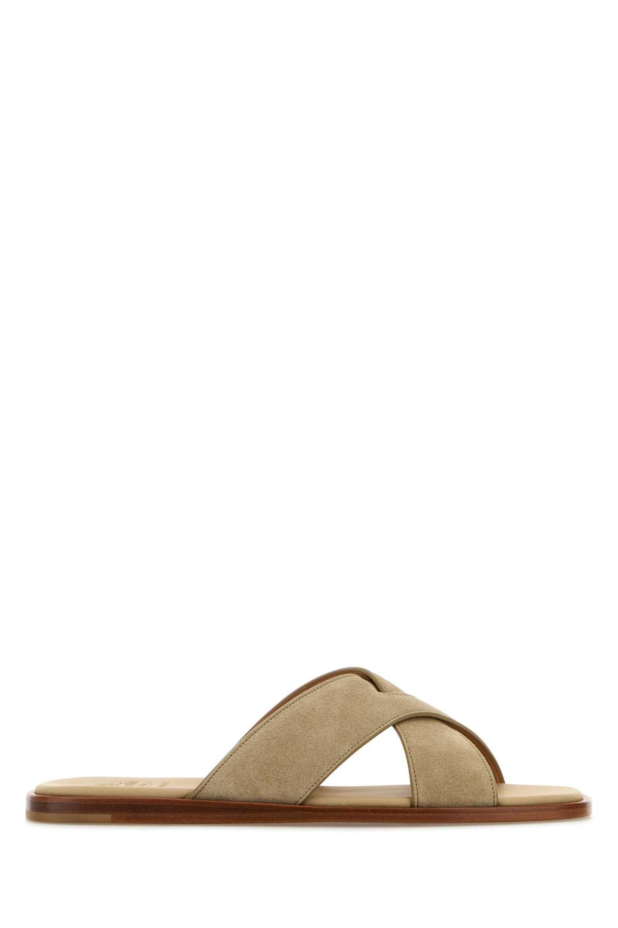 Church'S Exterior: 100% Suede sandal in beige