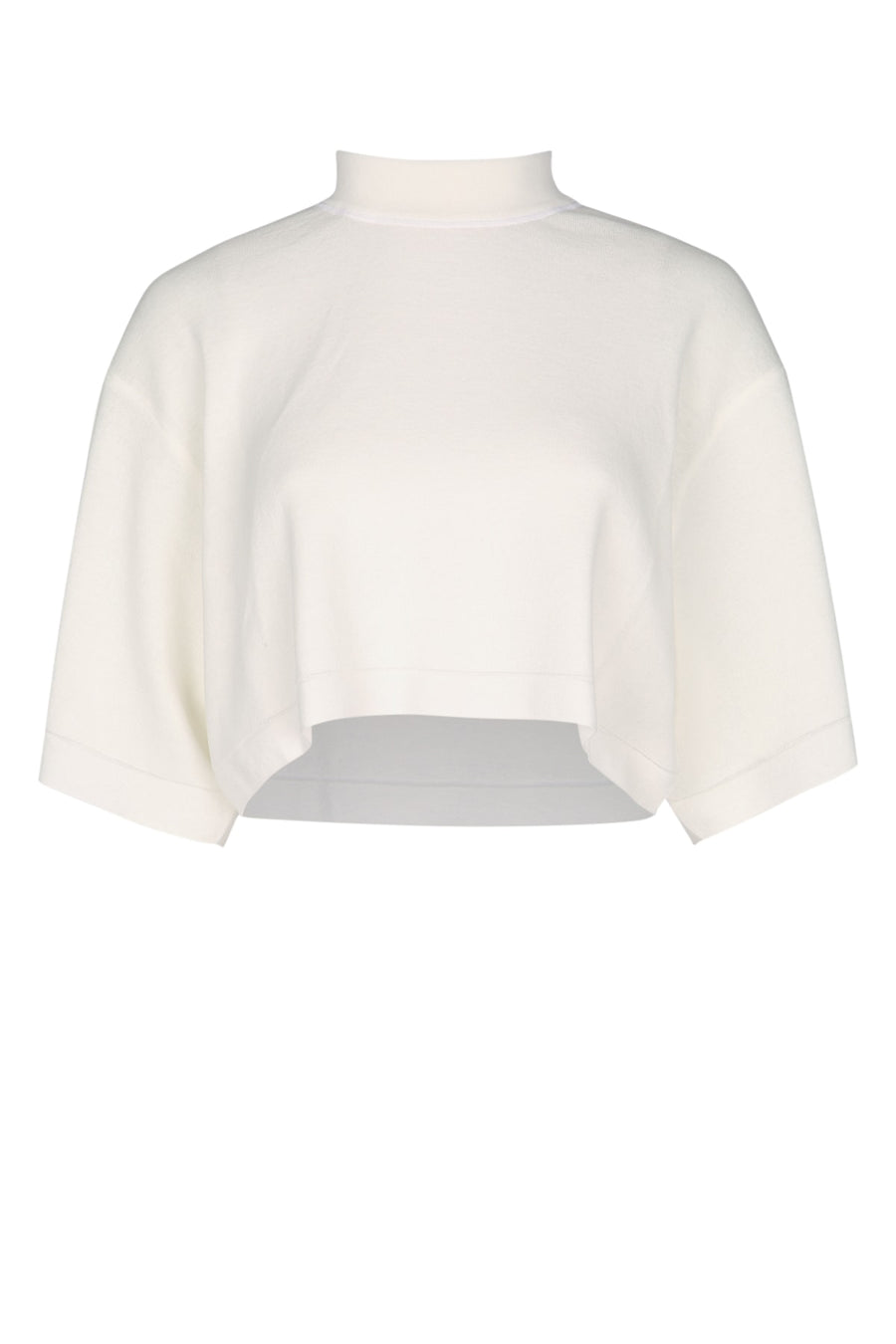Crop Top Ss Blanc Maglie