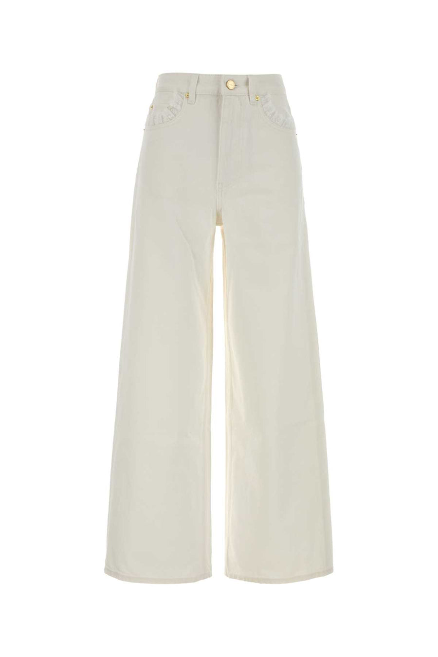 Ganni Denim 100% Organic Cotton jeans in white
