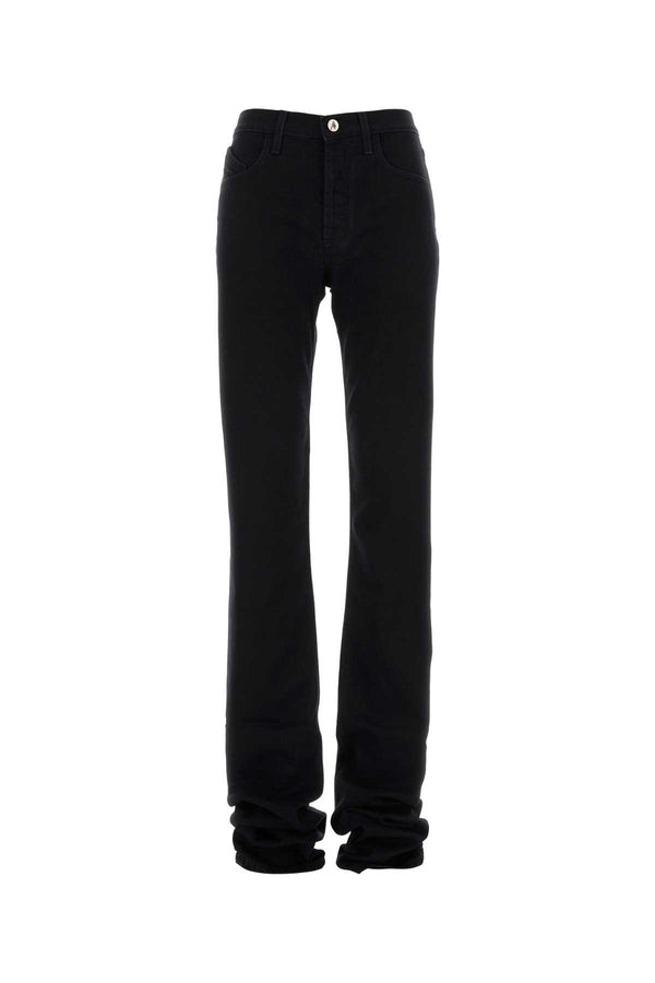 The Attico 57% Cotton jeans in black