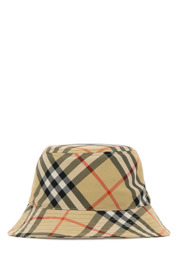 Burberry Check 100% Polyester bucket hat in beige