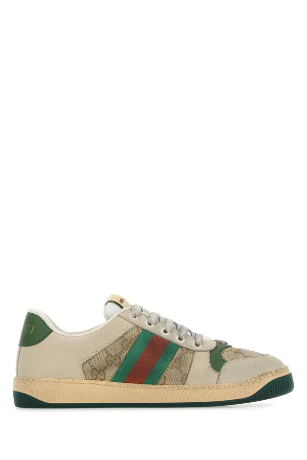 Gucci Upper 65% Polyester sneaker in beige