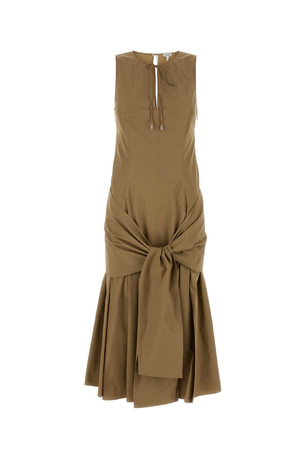 Loewe Dress 100% Cotton dress in beige