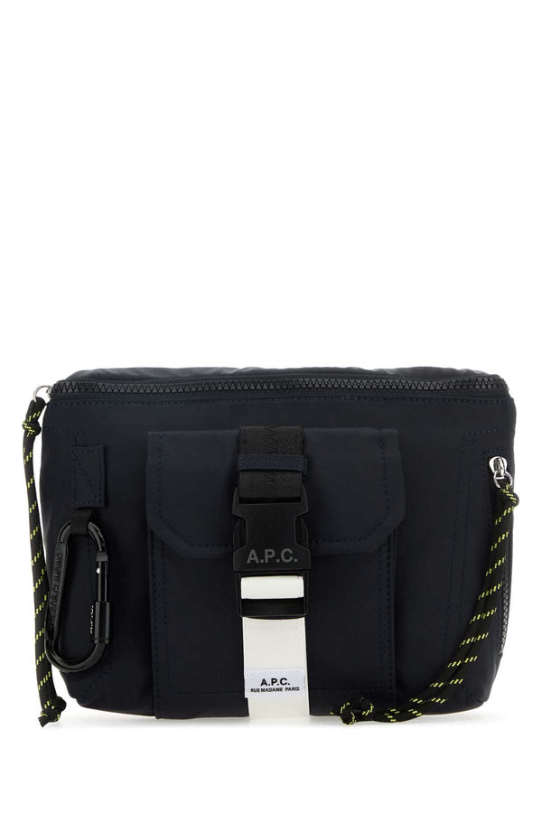 A.P.C. Trek 100% Nylon belt bag in navy