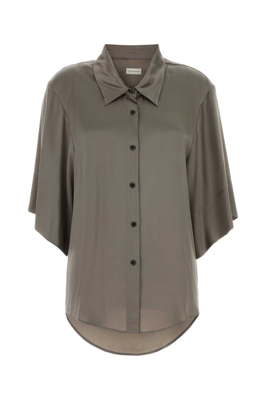 Dries Van Noten 100% Silk shirt in taupe