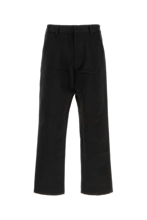 Prada 57% Silk trousers in black