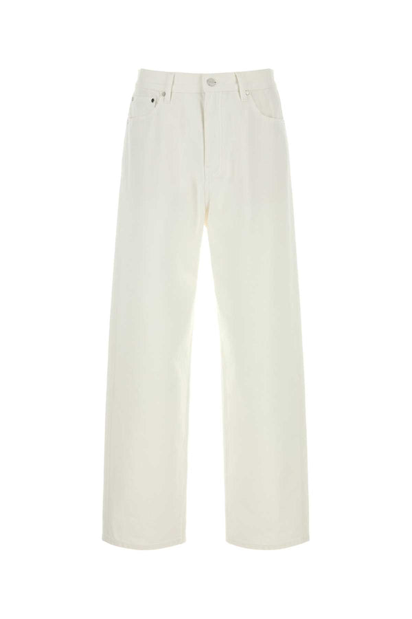 Jil Sander Trouser 100% Cotton jeans in white