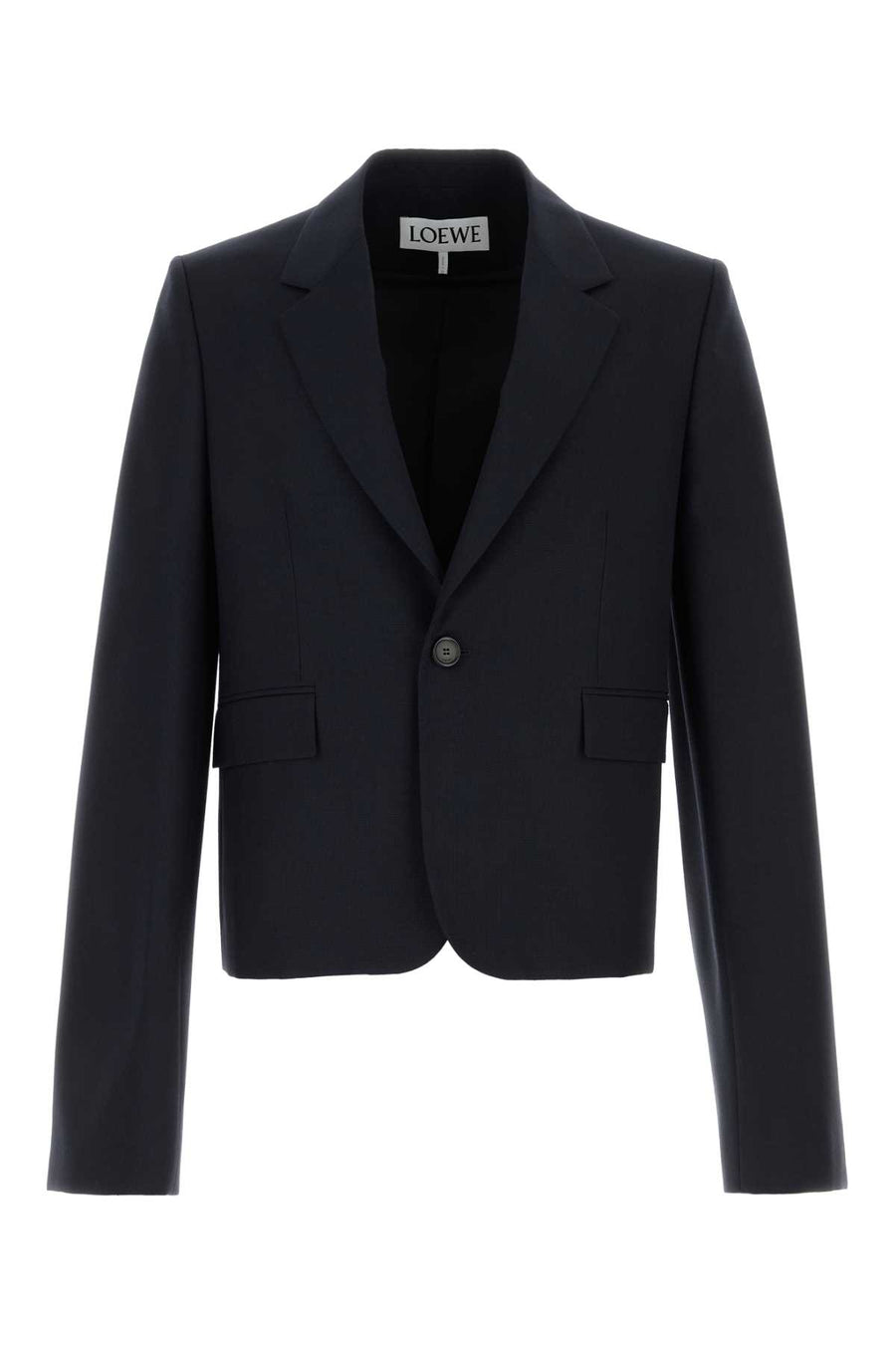Loewe Exterior: 100% Wool blazer in navy