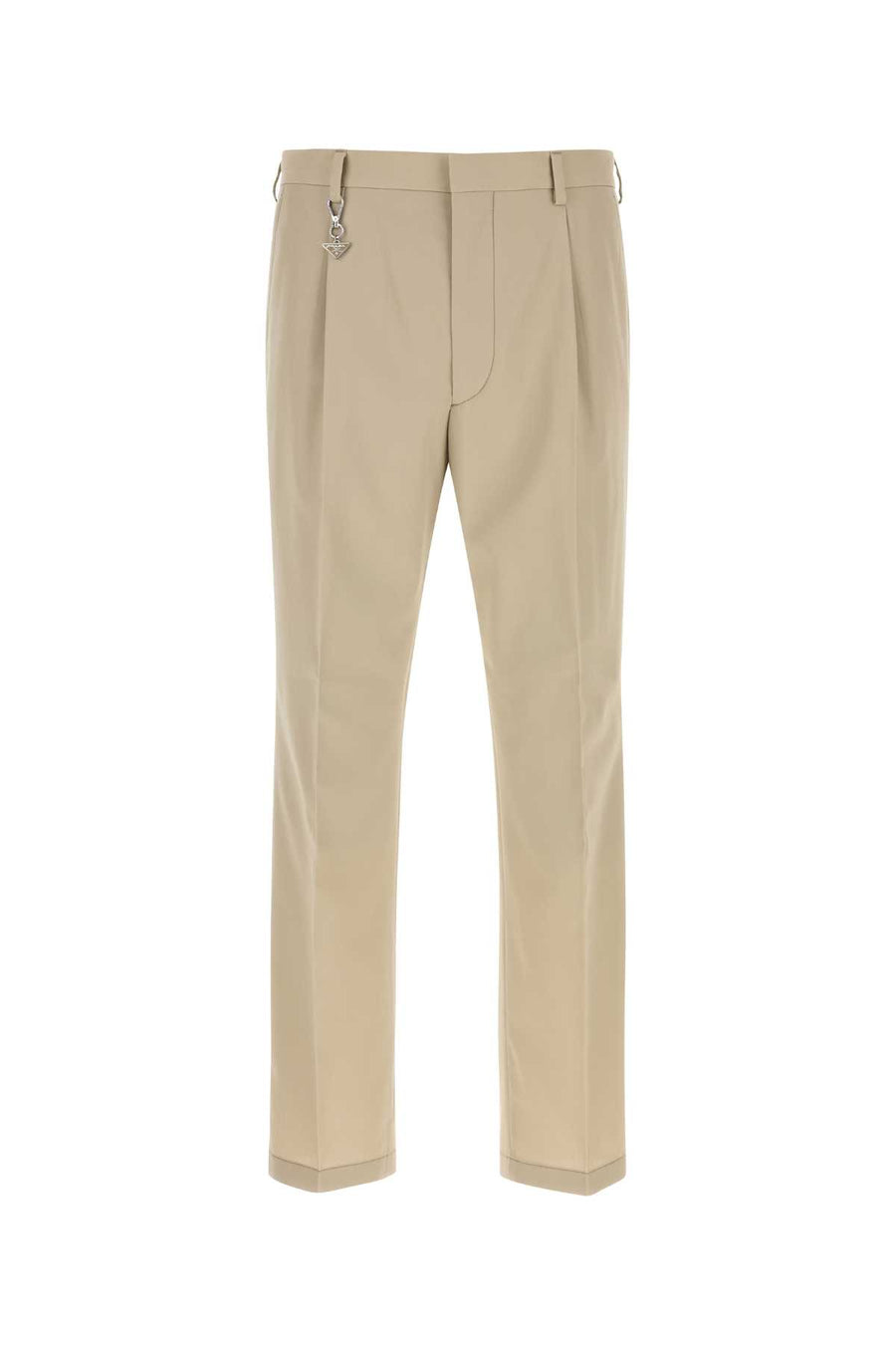 Prada 100% Cotton trousers in beige