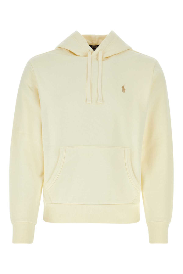 Polo Ralph Lauren Logo 100% Cotton hoodie in cream