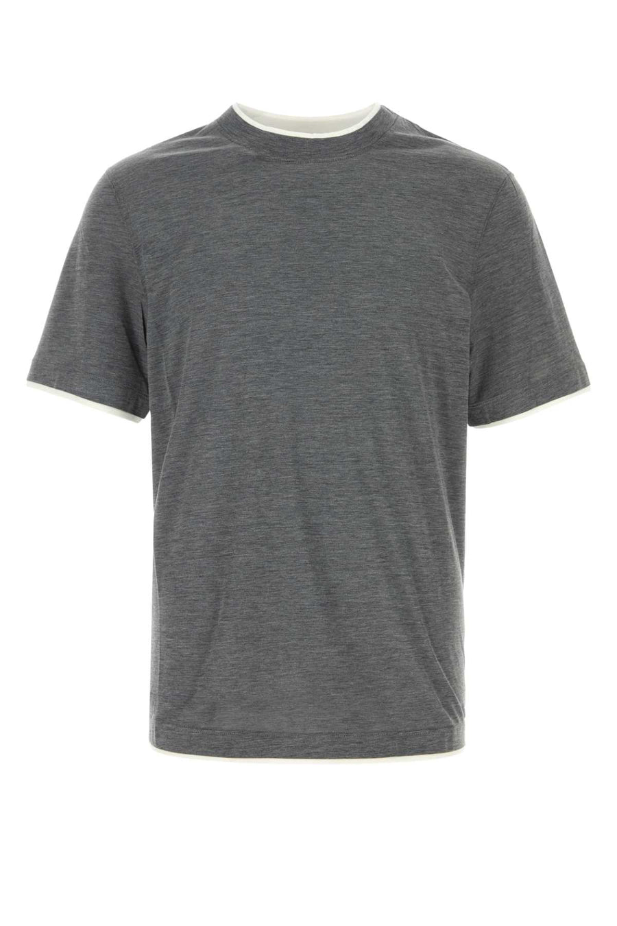 Brunello Cucinelli 62% Silk t-shirt in gray