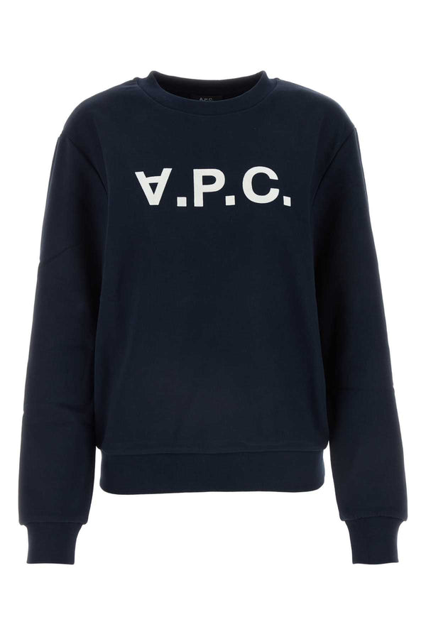 A.P.C. Standard 100% organic cotton sweatshirt in navy