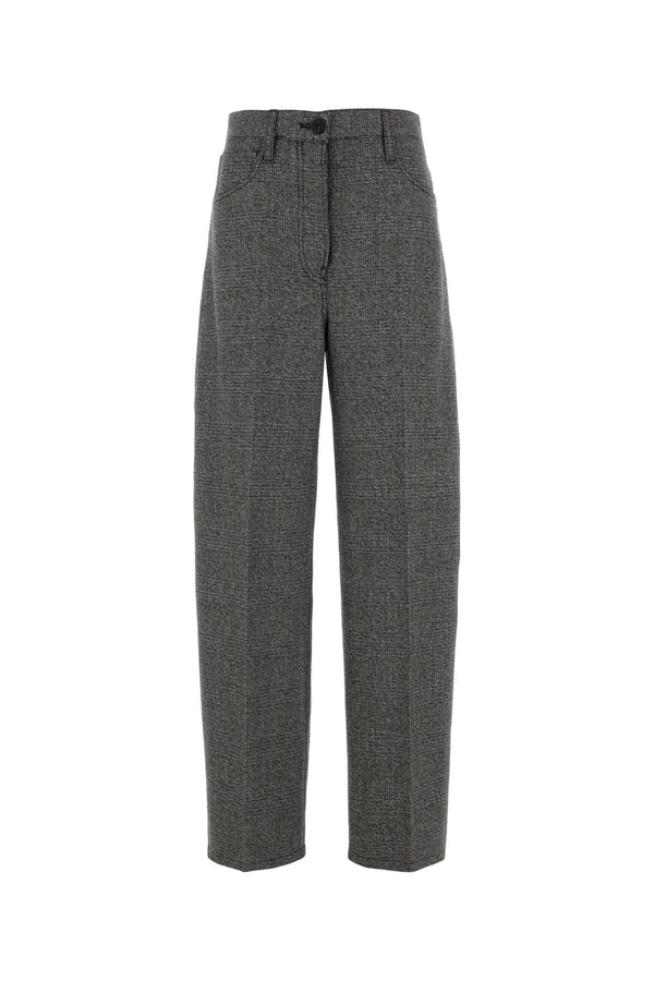 Prada 51% Cotton trousers in gray