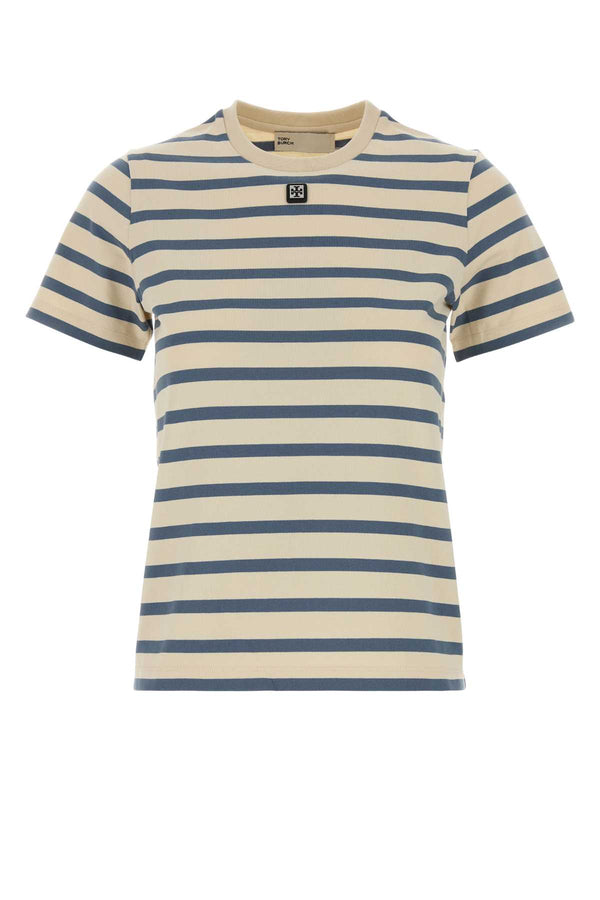 Tory Burch Cotton 100% Cotton t-shirt in beige