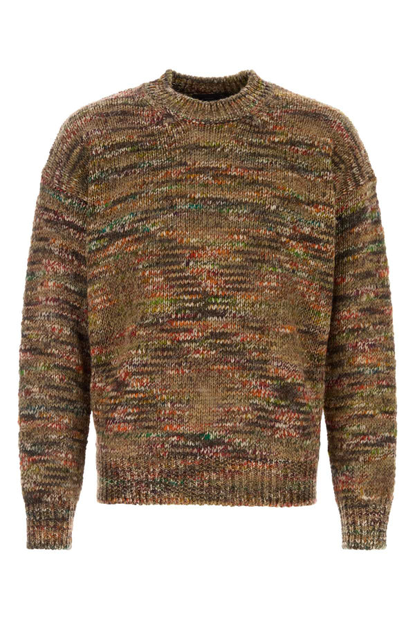 Alanui Beat 75% Acetate sweater in brown