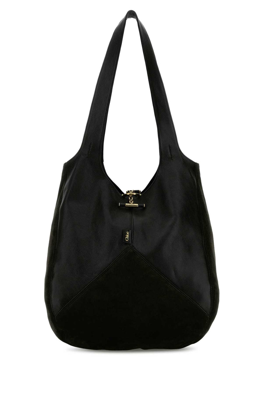 Chloé Chloé 100% Calf leather with Golden metal hardware shoulder bag in black