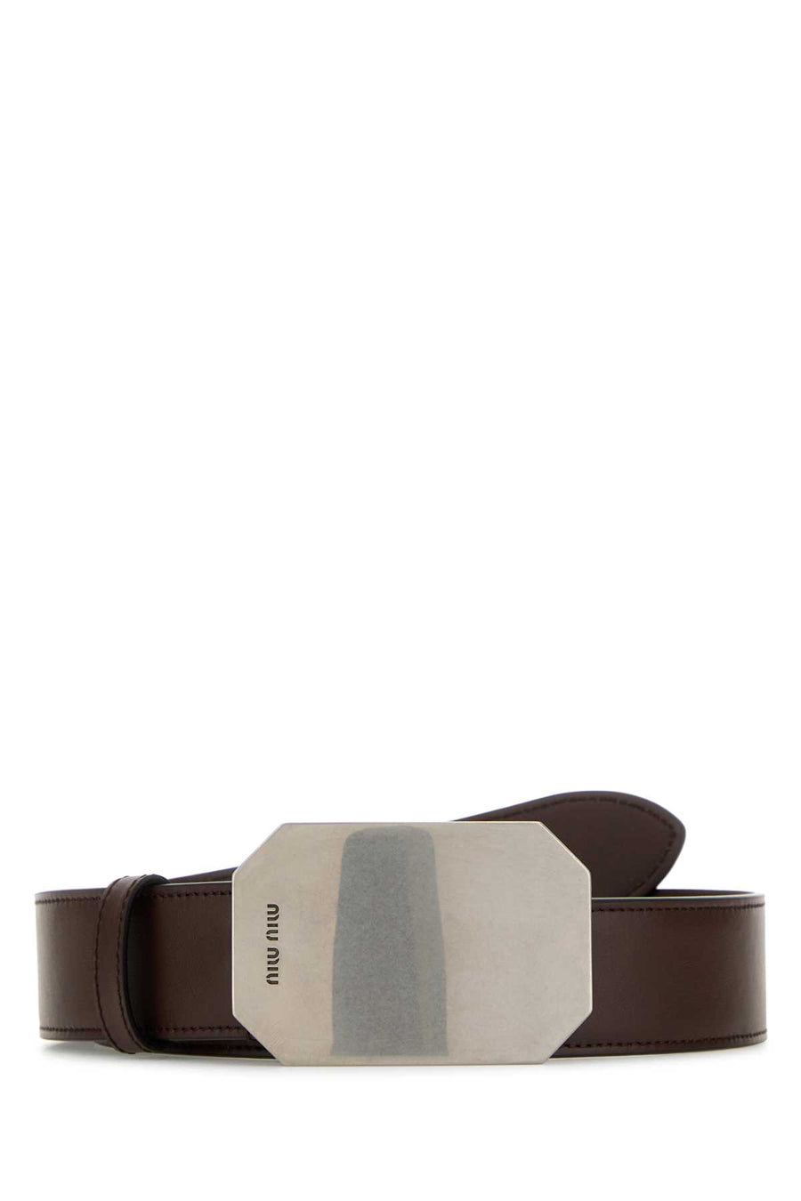 Miu Miu Exterior: 100% Calf belt in brown