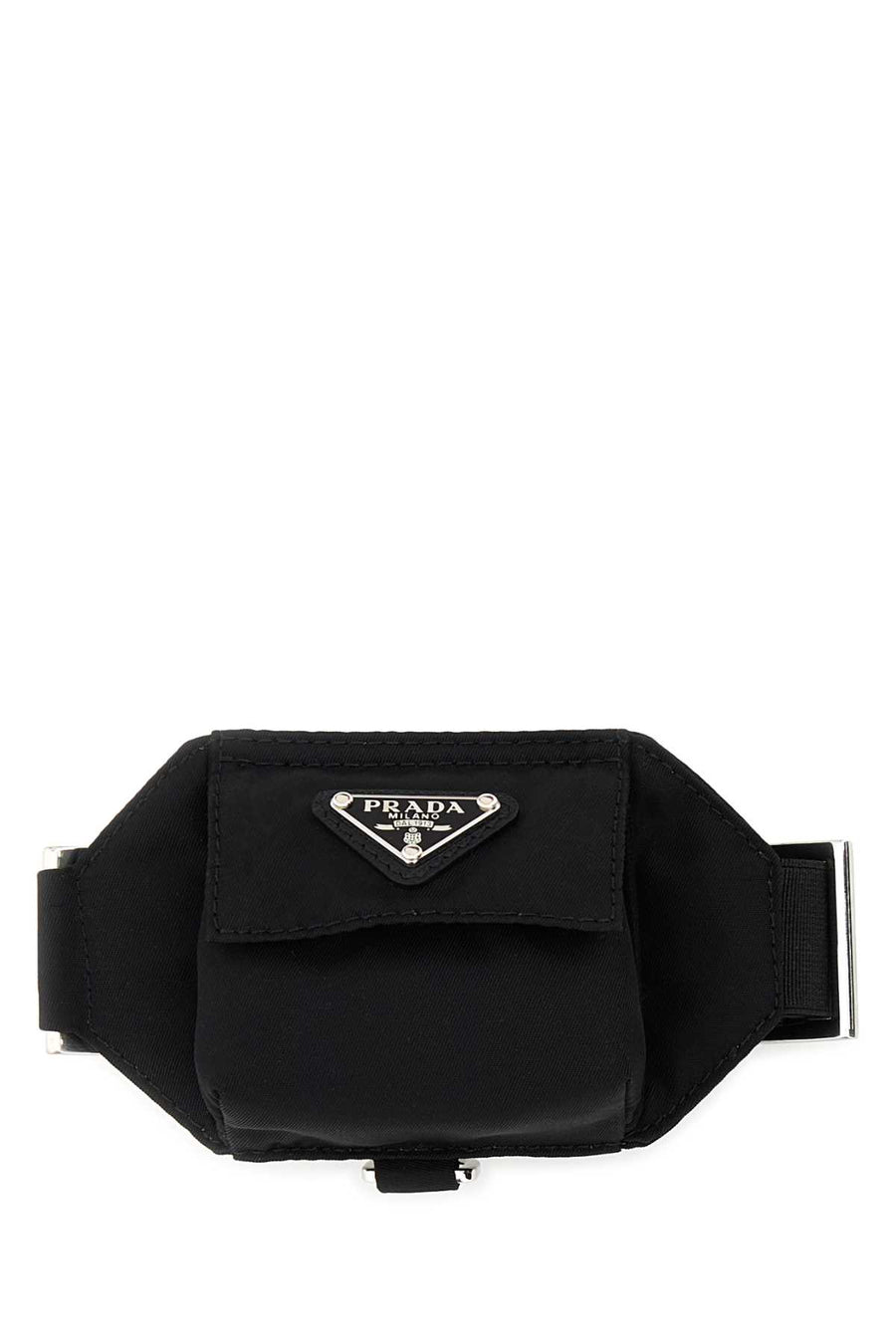 Prada 100% Recycled Polyamide belt bag in black