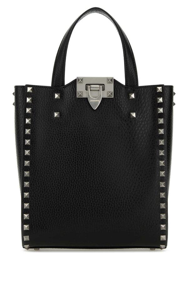 Valentino Garavani Exterior: 100% Leather shoulder bag in black