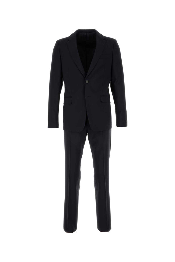 Prada Exterior: 84% Virgin wool pant suit in blue