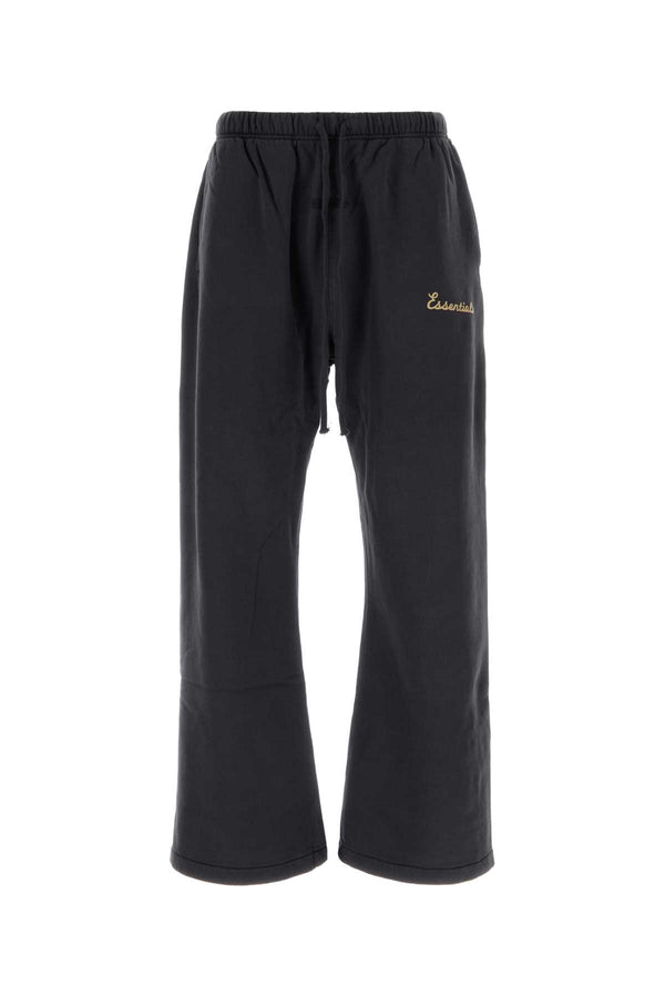 Fear Of God Essential Classic 100% Cotton joggers in black
