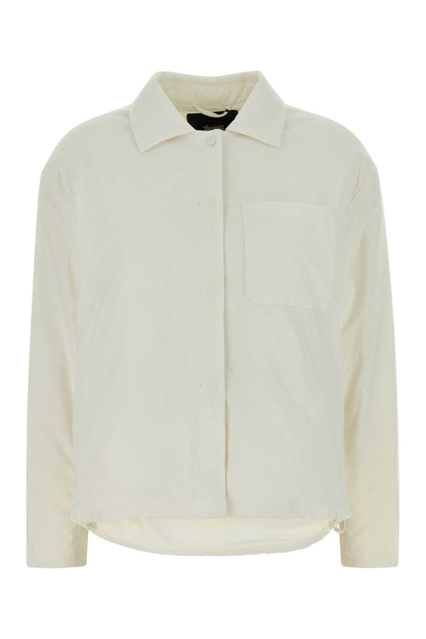 Herno Laminar Exterior: 100% Nylon jacket in white
