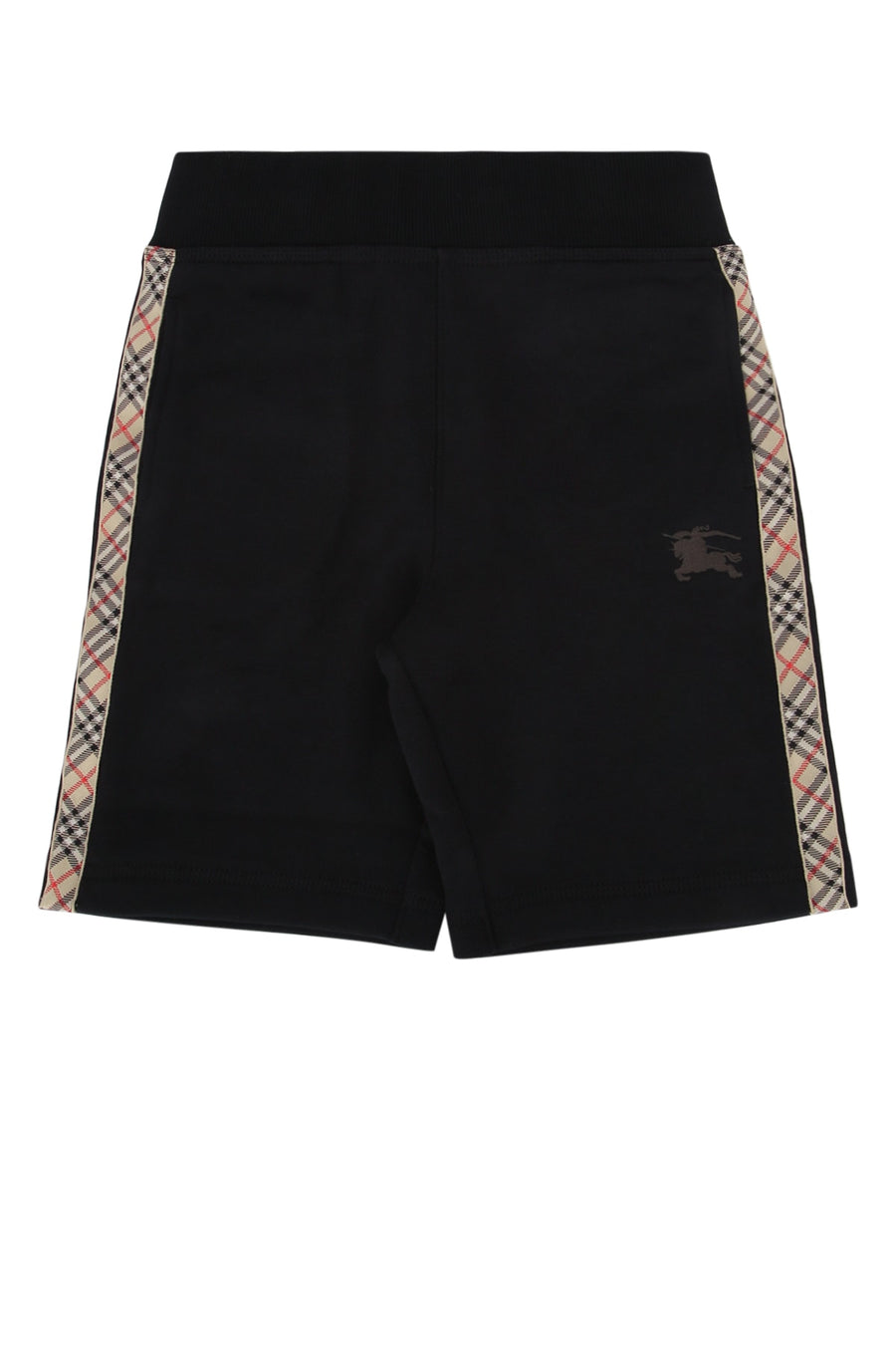 Burberry Jr Benny 100% cotton bermuda in black