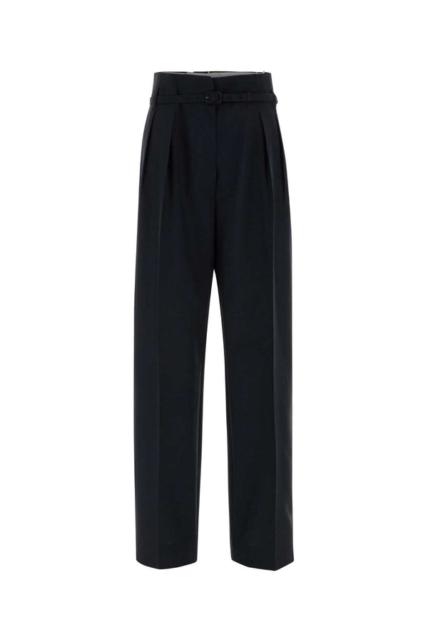 Prada Exterior: 75% Virgin wool 25% Mohair; Lining: 100% Cupro trousers in navy
