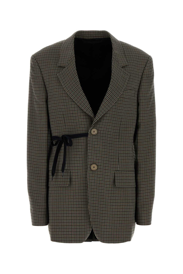 Balenciaga Tailored Lyocell 100% blazer in brown