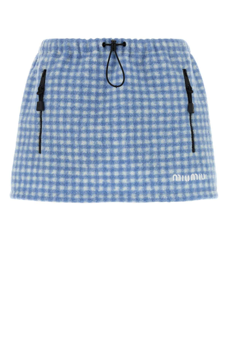 Printed Pile Mini Skirt Biancocielo Gonne
