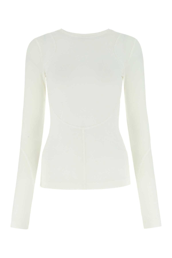 Givenchy 91% Nylon long-sleeve top in white