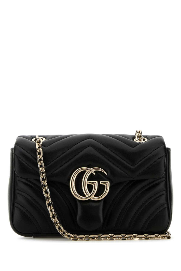 Gucci Nappa Lambskin shoulder bag in black