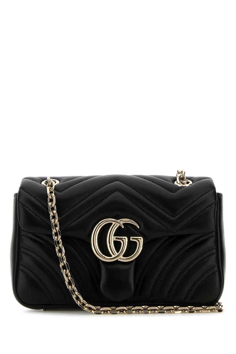 Gucci Nappa Lambskin shoulder bag in black