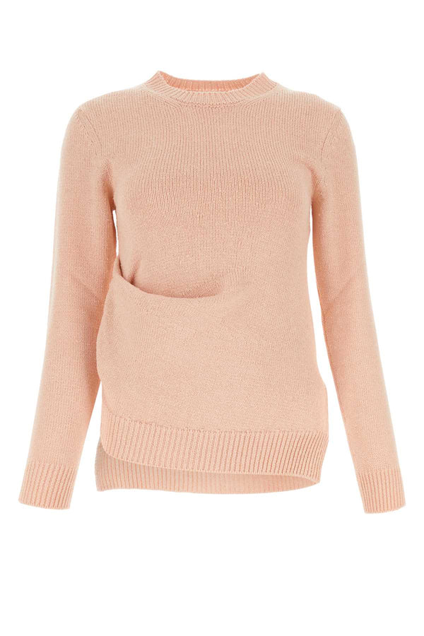 Jil Sander 48% Cotton sweater in pink