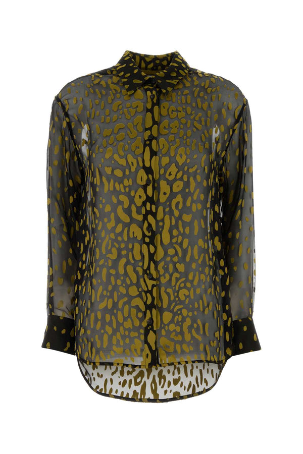 Ferragamo 64% Silk 36% Viscose shirt in gold