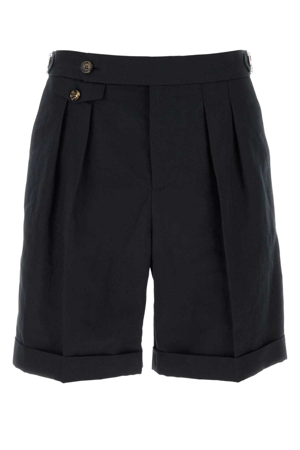 Brunello Cucinelli 55% Cotton bermuda in black