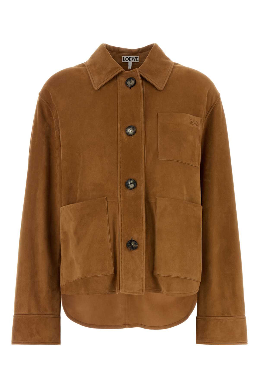 Tan Exterior: Suede Giacche E Gilet
