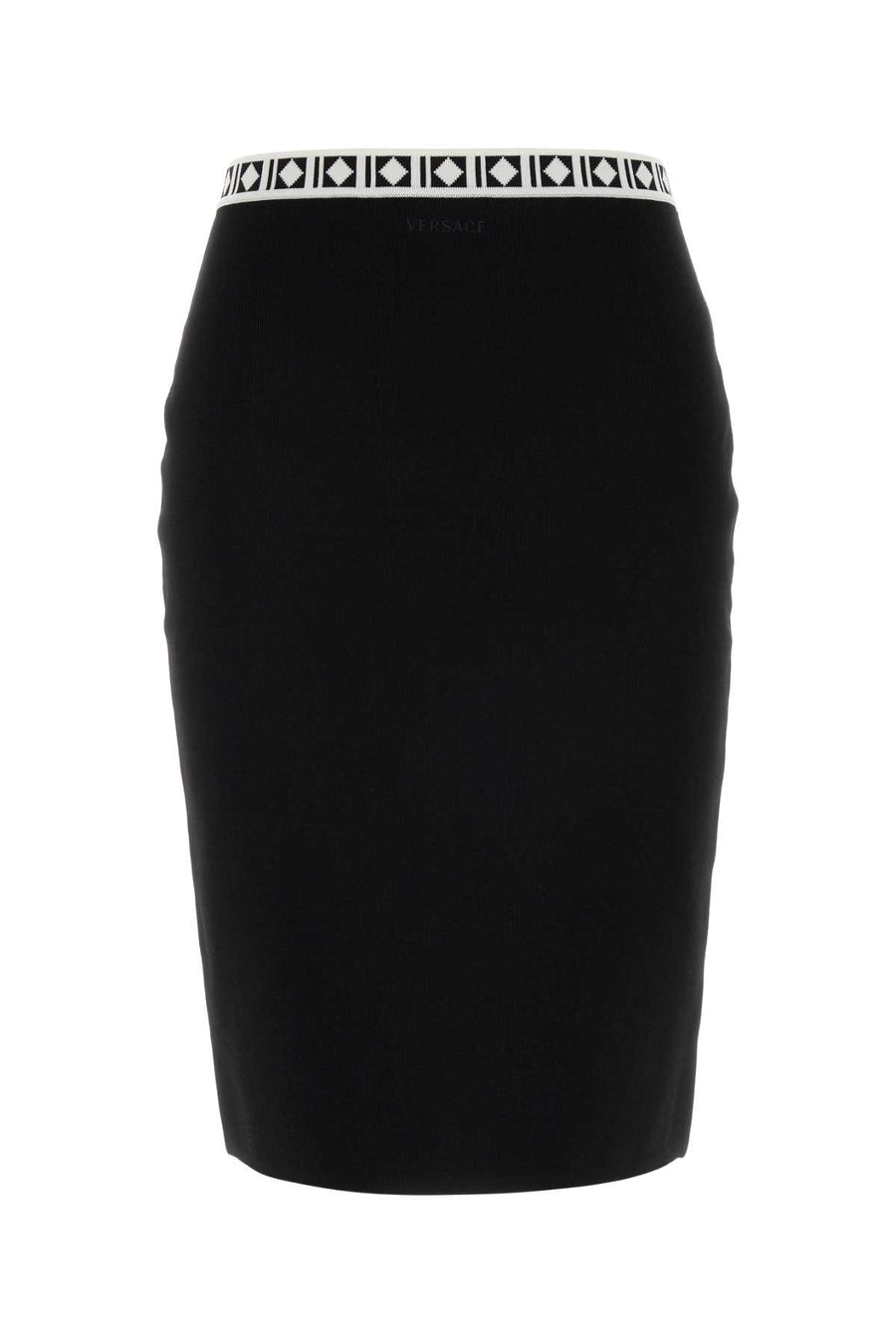 Versace 96% Viscose skirt in black