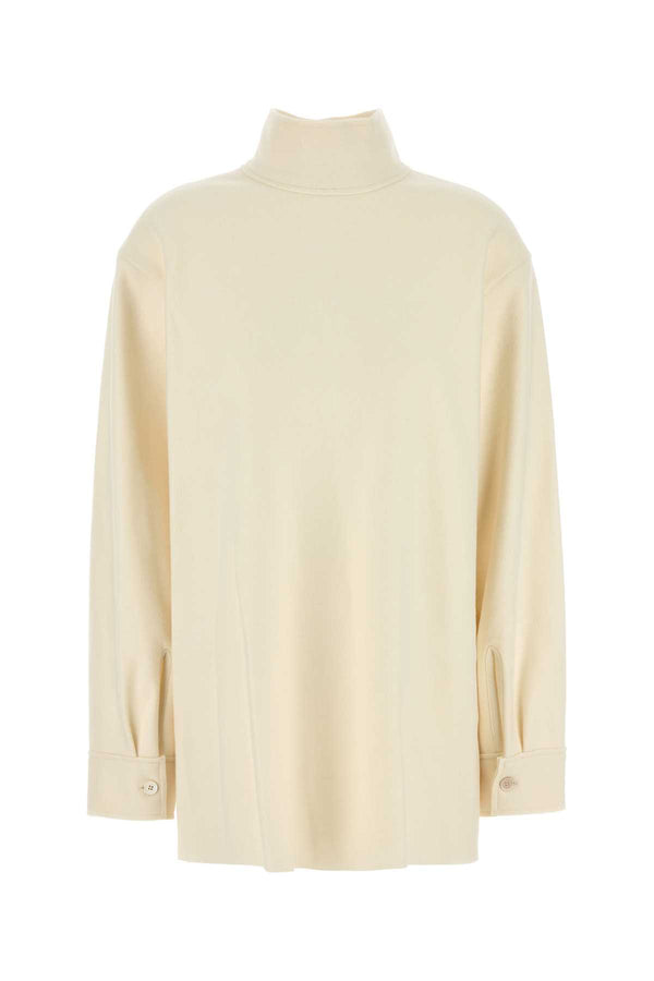 Jil Sander 80% Wool blouse in beige