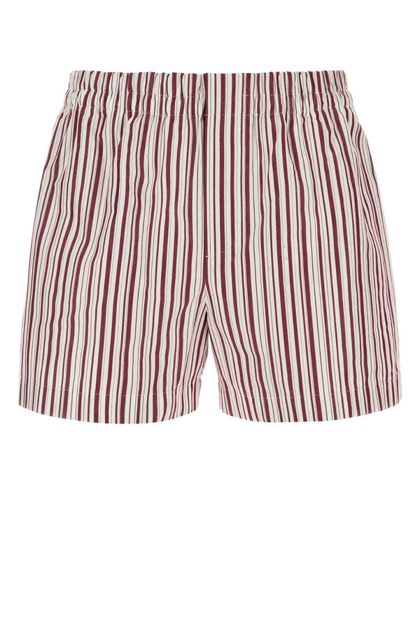 Gucci 100% Cotton bermuda shorts in white