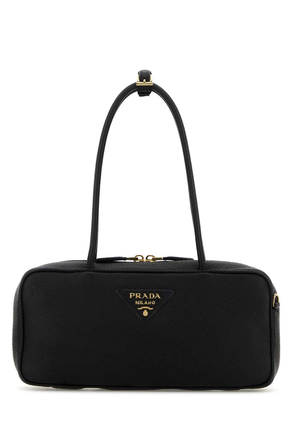 Prada 100% Vitello shoulder bag in black