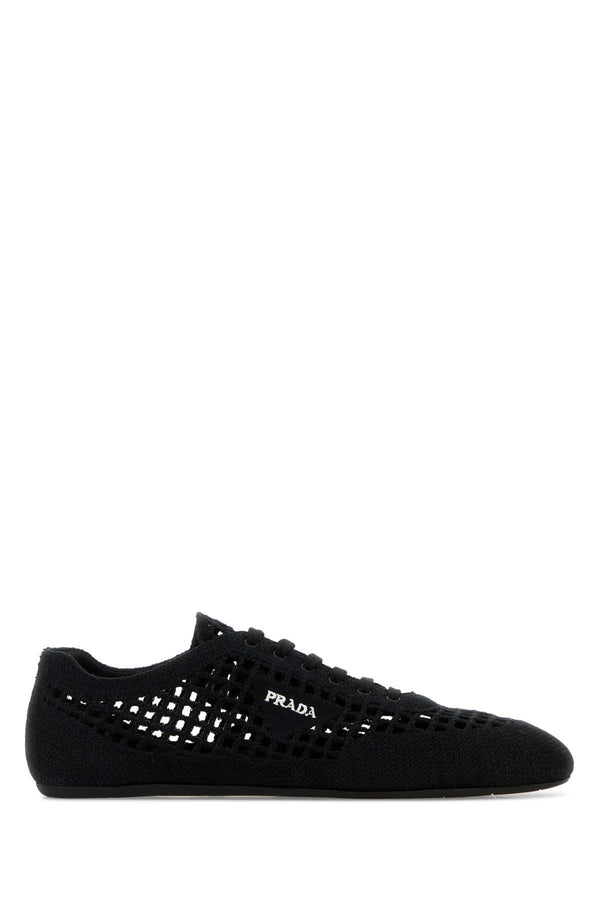 Prada Exterior: 100% Fabric; Interior: 100% Fabric; Sole: Rubber sneaker in black