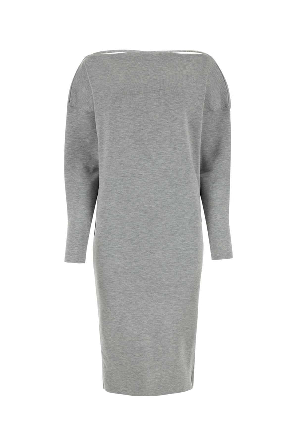 Gucci 47% Wool dress in gray