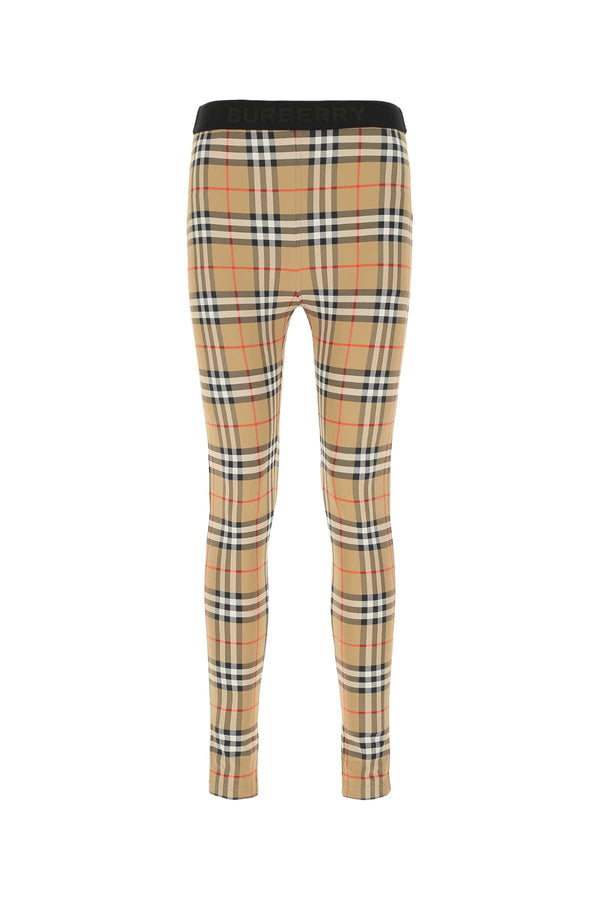 Burberry 88% Polyamide (nylon) leggings in beige