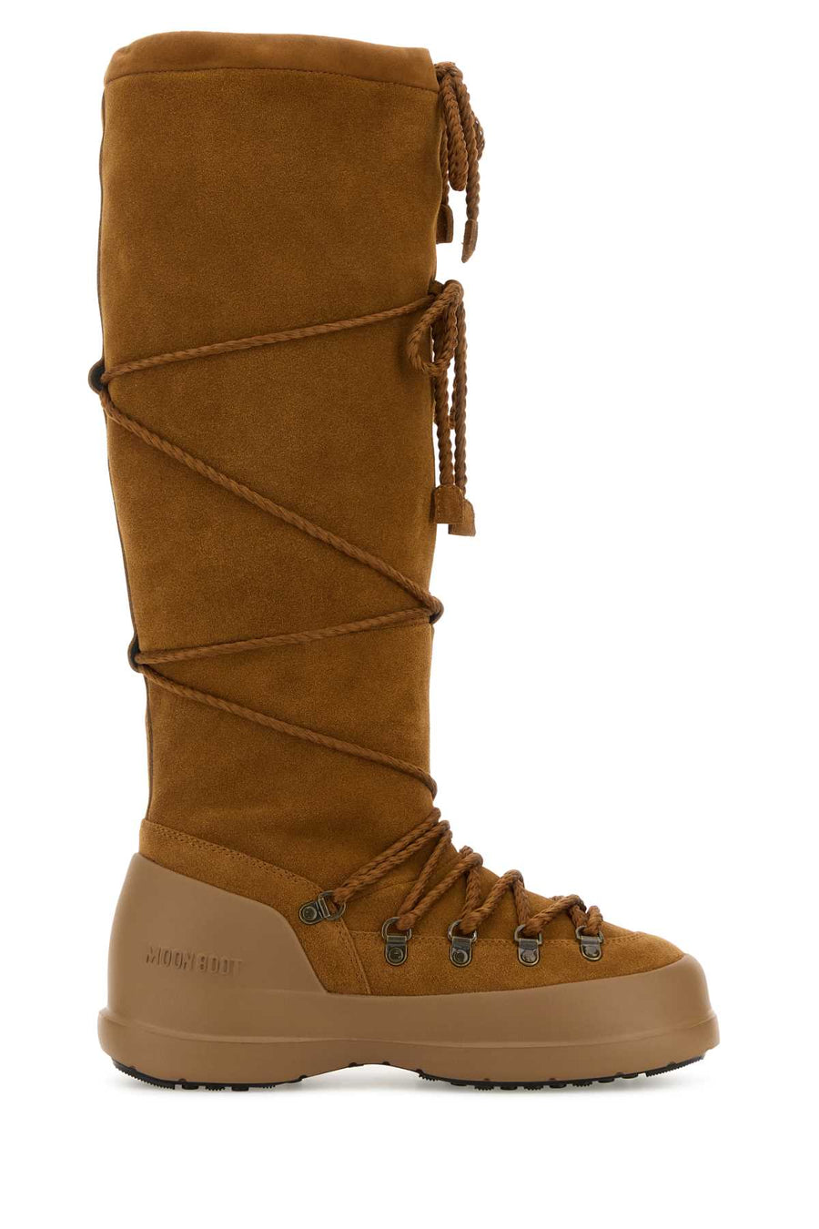 Moon Boot Luna Exterior: 100% Suede Interior: 100% Suede Sole: Rubber boot in cognac