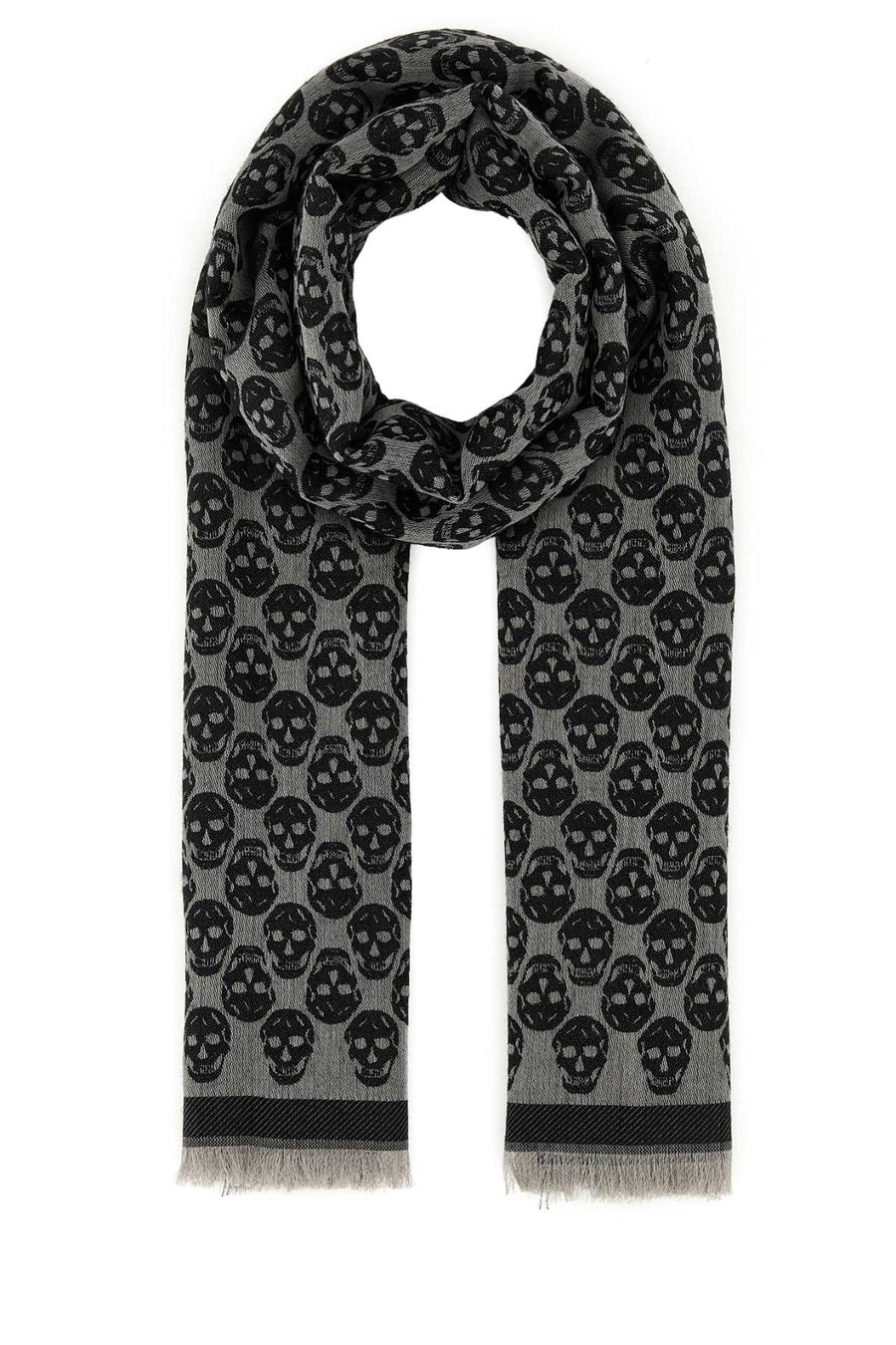 Alexander McQueen Wool scarf in gray