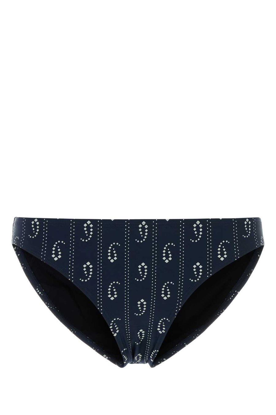 Tory Burch Fiori Shell: 59% Polyamide 41% Elastane; Lining: 73% Polyamide 27% Elastane bikini bottom in navy