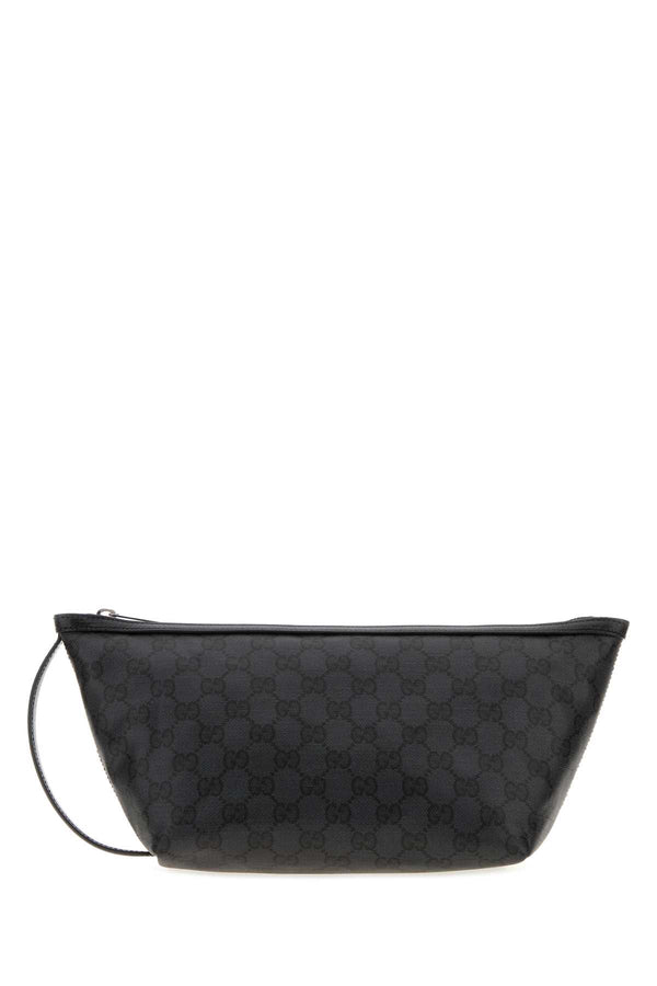 Gucci Cases Exterior: 100% Fabric clutch in black