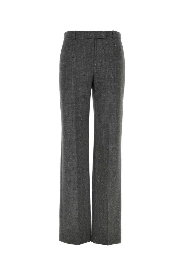 Alexander McQueen 100% Wool (lining) trousers in black