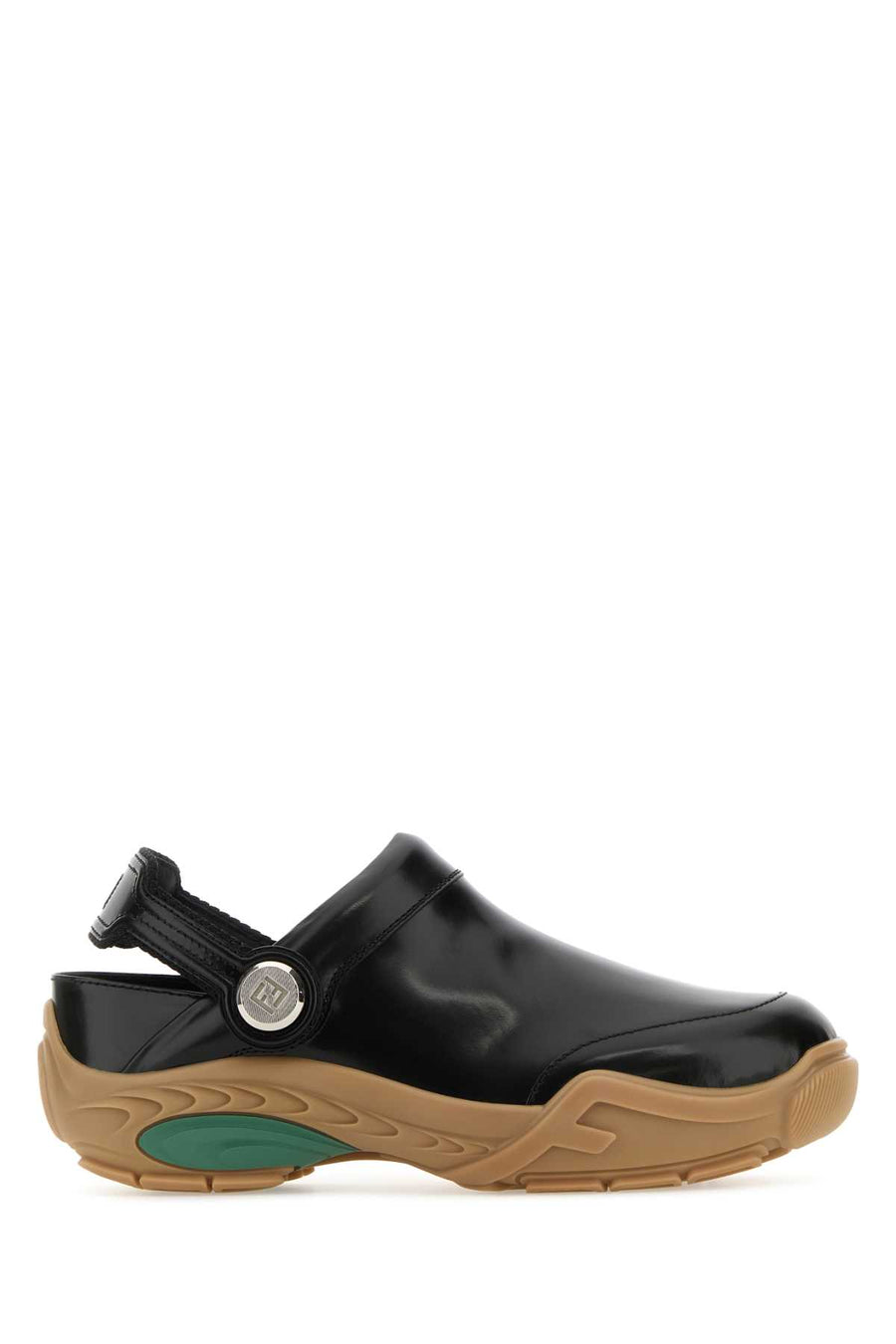 Fendi Exterior: 100% Calf clog in black